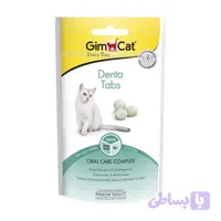 قرص مراقبت دندان گربه جیم کت مدل Denta Tabs وزن 40 گرم