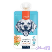 پودینگ سگ ونپی مدل Chicken wet با طعم مرغ وزن 90 گرم