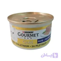 کنسرو گربه گورمت پته مرغ