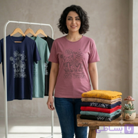 تیشرت زنانه اسپان لاکرا دار