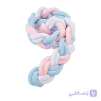 گارد تخت 2متری مدل 6 رشته (سفید صورتی آبی)