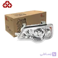 چراغ جلو پراید 132 جمع ساز سمت چپ موتوردار