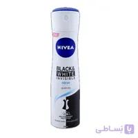 اسپری زنانه نیوا مدل بلک اند وایت فرش آنتی باکتریال Nivea Fresh Anti Bacterial