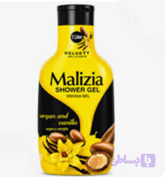 شامپو بدن کرمی مالزیا یک لیتری روغن آرگان و وانیل malizia