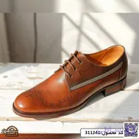 کفش چرمی دست دوز برند RK مدل R3111