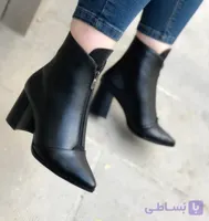 بوت زنانه پاشنه ۵ سانت جلوزیپ دارارسال رایگان کد 1139F