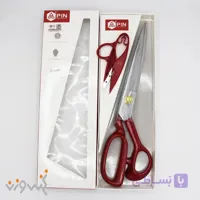 قیچی خیاطی دستی دسته مشکی PIN شماره 12