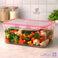 ظرف فریزری مستطیل 3.4 لیتر لیمون