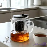 قوری پیرکس عصاره‌گیر در دو سایز