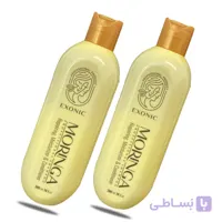 پک ۲ عددی شامپو ضدریزش و تقویتی مو روغن مورینگا اکسونیک