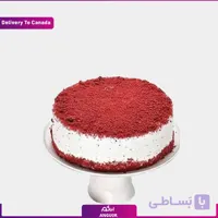 کیک مخملی قرمز نیم کیلویی (تحویل در کانادا)