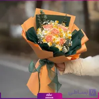 دسته گل رز و نرگس برای روز مادر