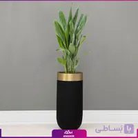 گلدان هدیه لوکس برگ عبایی فایبر گلاس