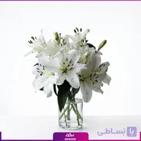 جار گل لیلیوم سفید
