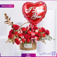 سبد گل ولنتاین (تحویل در قطر)