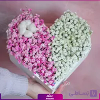 باکس گل قلبی تو فقط باش