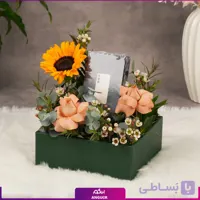باکس گل با هدیه (گوشی موبایل سامسونگ مدل Galaxy S24 Plus)