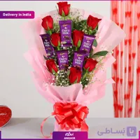 دسته گل و شکلات ولنتاین (ارسال گل به کانادا )