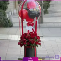 جعبه گل تولد سومیا + بادکنک