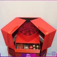 باکس گل سورپرایزی راحل | باکس گل ولنتاین