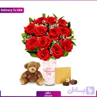 پک هدیه ولنتاین (تحویل در آمریکا) (کد R0QA2)