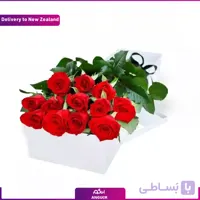 باکس گل رز قرمز (تحویل در نيوزيلند)