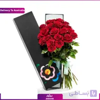 باکس گل رز تک شاخه (تحویل در استرالیا)