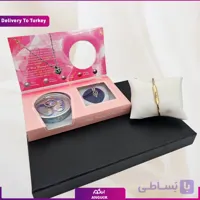 گردنبند مروارید عشق با دستنبد استیل حک اسم سفارشی (تحویل در ترکیه)