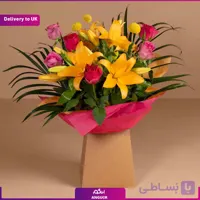 Pastel flower box (Delivery to UK)