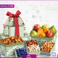 هدیه لوکس با شکلات‌ میوه (تحویل در امریکا)