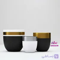 ست گلدان فایبر گلاس 2 رنگ