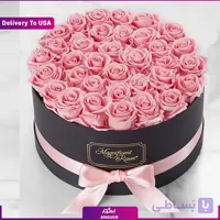 باکس گل رز صورتی (تحویل در چین)