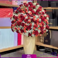 جام گلدان گرد آتش عشق