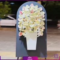 تاج گل افتتاحیه مدرن با طراحی خاص