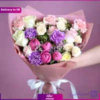 دسته گل رنگی (تحویل در انگلستان)