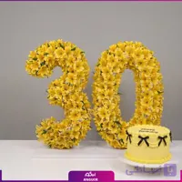 استند عدد با گل آلسترومریا