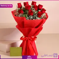 دسته گل تم قرمز (ارسال گل به کانادا )
