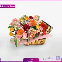 سبد گل و شکلات (ارسال به ژاپن)