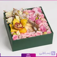 باکس گل با عطر ادکلن جادور (ژادور)