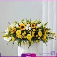 تفت گل طبیعی با تم رنگی زرد