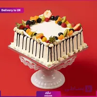 کیک مربع میوه‌ای مخلوط (تحویل انگلستان)