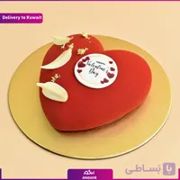 کیک موس شکلاتی ویژه روز ولنتاین (تحویل در کویت)