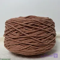 نخ مکرومه بافی رنگ شتری 250 گرمی