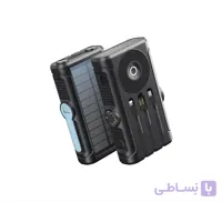 پاوربانک سولار ۲۰۰۰۰ پاورولوژی Powerology مدل HELIO LUX کد CHAW53 | شارژ خورشیدی، هندل‌دار و مگ‌سیف