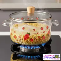 قابلمه پیرکس مدل شعله مستقیم کد 1.8L سایز 16