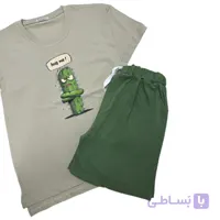 ست تیشرت و شورتک طرح hug me