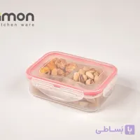 ظرف فریزری مستطیل دو خانه لیمون