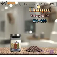 بانکه ادویه 120 شیشه ای درب استیل مدل UN-1283 کد 281