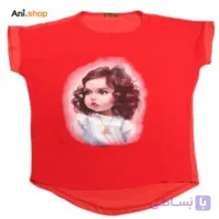 تیشرت دخترانه طرح دختربچه قرمز