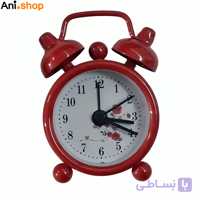 ساعت زنگی رومیزی فلزی